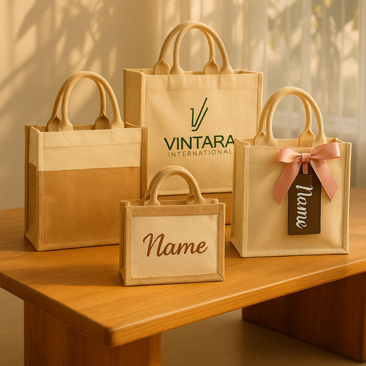 WHITE JUTE BAGS